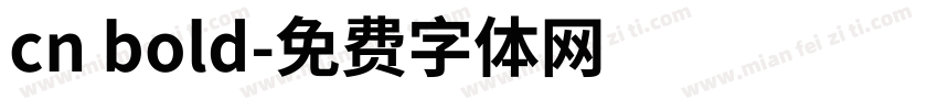 cn bold字体转换